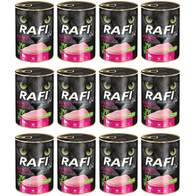 Mokra karma dla kota RAFI z indykiem bez zbóż puszki 12 x 400 g