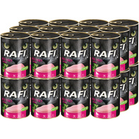 Mokra karma dla kota RAFI z indykiem puszki 24 x 400 g