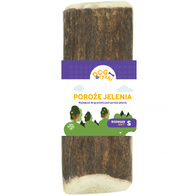 Naturalny gryzak z poroża jelenia dla psa DOGRYZKI S soft
