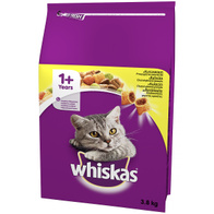 Sucha karma dla kota Whiskas z kurczakiem 3,8 kg dorosły kot