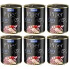 Mokra karma dla psa Piper z dorszem 800 g zestaw w puszkach 6 x 800 g
