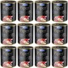 Mokra karma dla psa Piper z dorszem 800 g zestaw w puszkach 12 x 800 g