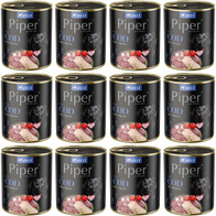 Mokra karma dla psa Piper z dorszem 800 g zestaw w puszkach 12 x 800 g
