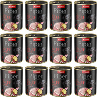 Mokra karma dla psa Piper z wątróbką wołową i ziemniakami w puszkach 12 x 800 g