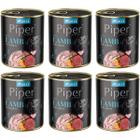 Mokra karma dla psa Piper z jagnięciną i marchewką zestaw w puszkach 6 x 800 g