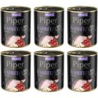 Mokra karma dla psa Piper z królikiem zestaw w puszkach 6 x 800 g