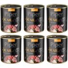 Mokra karma dla psa Piper z kaczką i gruszką zestaw w puszkach 6 x 800 g