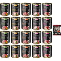 Mokra karma dla psa Piper mix 5 smaków 20 x 800 g + gratis