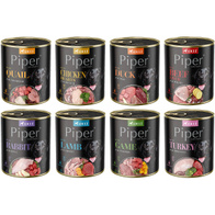 Mokra karma dla psa Piper mix smaków zestaw 8 x 800 g