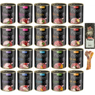 Mokra karma dla psa Piper mix smaków zestaw 20 x 800 g + gratis