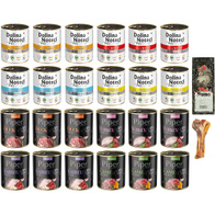 Mokra karma dla psa Dolina Noteci Piper mix smaków zestaw 24 x 800 + gratis