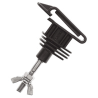 Izolator taśmowy do pastucha z gwintem metrycznym M6 do słupków metalowych