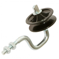 Izolator narożnikowy obrotowa rolka do słupków metalowych